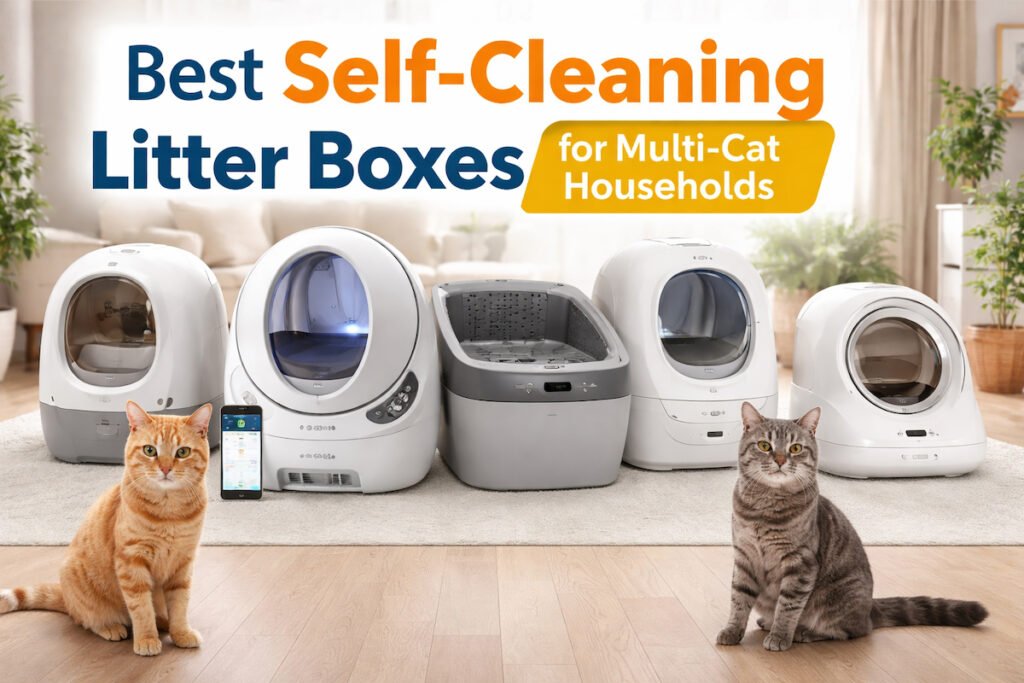 Best Self-Cleaning Litter Boxes for Multi-Cat Households