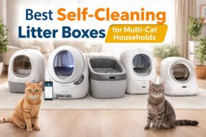 5 Best Self-Cleaning Litter Boxes for Multi-Cat Households